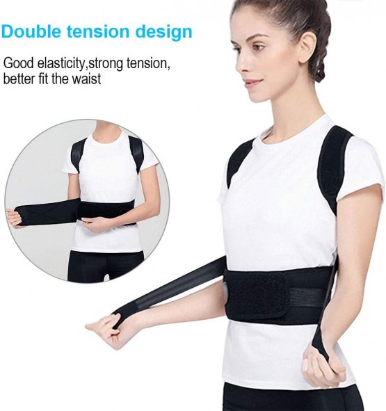 Magnetic Therapy Back Corrector, Medical Grade Adjustable Magnetic Therapy Humpback Posture Corrective Brace Shoulder Back Support Belt Lumbar Support - Relieves Neck Back Spine Pain for Men Women - Image 4