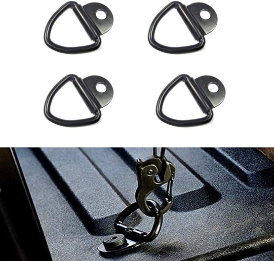 4 Pack V Rings Hook Tie Down Ring Load Anchor Trailer Anchor Forged ...