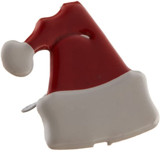 Eyelet Outlet Shape Brads 12/Pkg-Santa Hats
