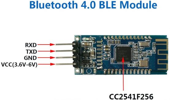 DSD TECH HM-10 Bluetooth 4.0 BLE iBeacon UART Module with 4PIN Base Board for Arduino UNO R3 Mega 2560 Nano - Image 3