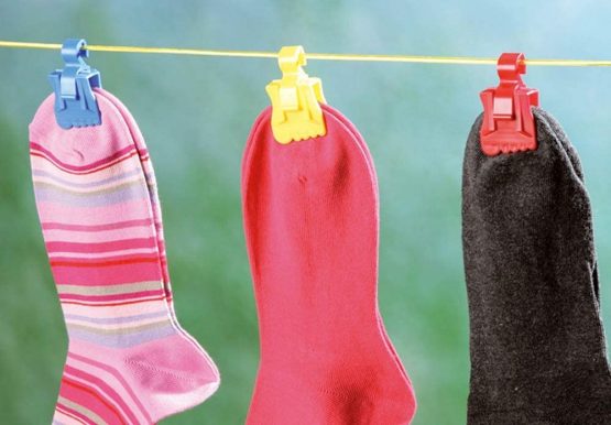 Wenko Socky Sock Clips, Polypropylene, Multi-Colour - Image 4