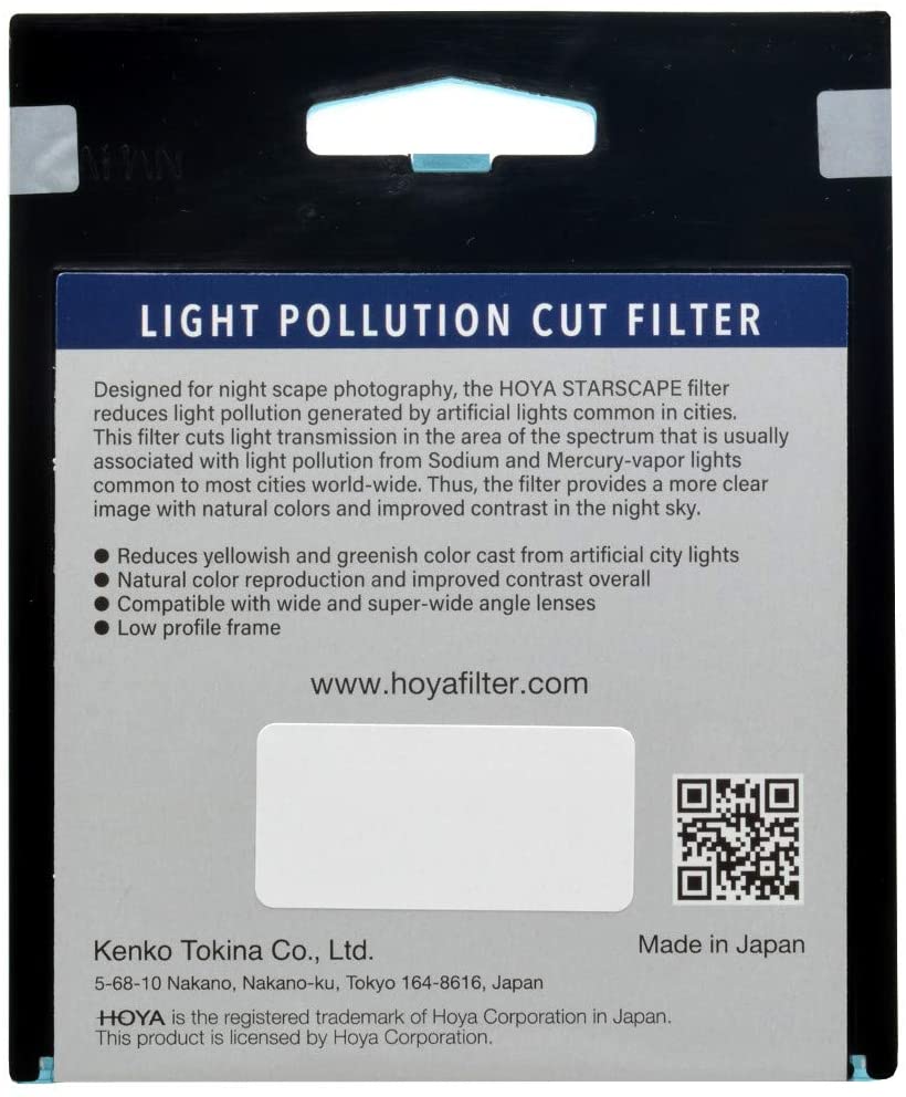 Hoya 82mm Starscape Light Pollution Cut Filter, BLACK - Image 4