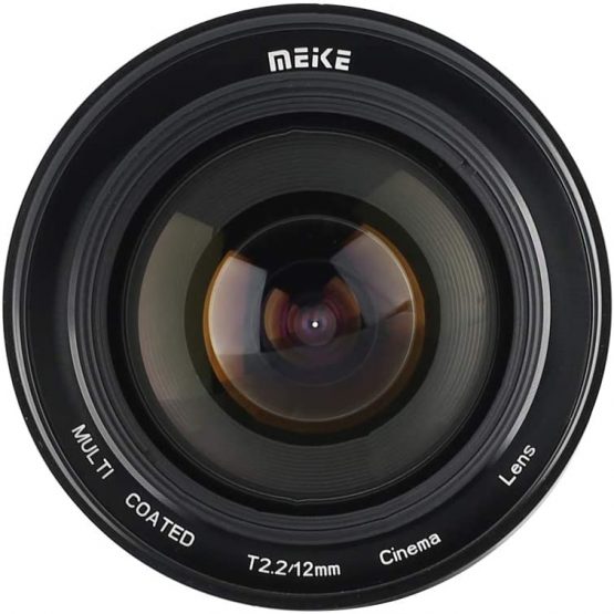 Meike 12mm T2.2 Manual Focus Wide Angle Fixed Prime Cinema Lens for M43 Micro Four Thirds MFT Mount Cameras and Cinema Camera BMPCC - Image 3