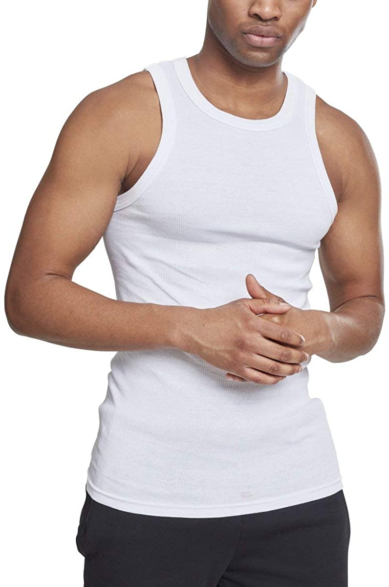 Urban Classics Mens Tb066-mens Tanktop Top, White, L EU, White (White) - Image 2