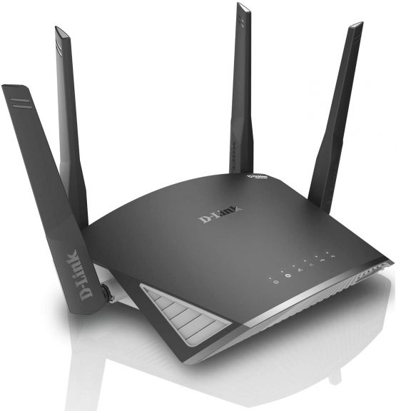 D-Link DIR‑2660, EXO AC2600 Smart Wi‑Fi Router, Dual Band, 802.11 AC Wave 2 with MU-MIMO, Alexa Compatible, Black