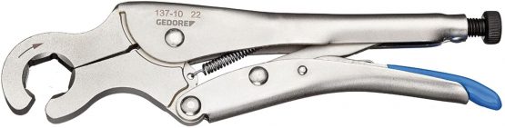 GEDORE Grip wrench for hard-to-open nuts and bolts, Hexagonal, 18 mm, Positive fit, Automotive and industry, 137 10-18