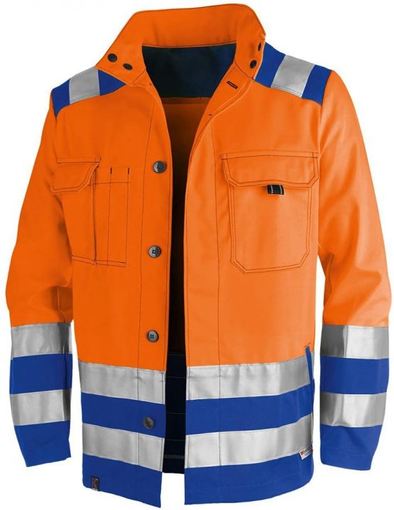 Kubler 11078311-3746-27 Jacket Classiq Psa Inno Plus Size 27 in Orange/Cornflower Blue