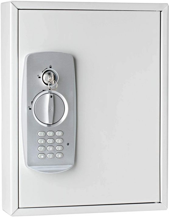 Wedo 102 62137 21 Key Capacity Key Cabinet with Electronic Lock