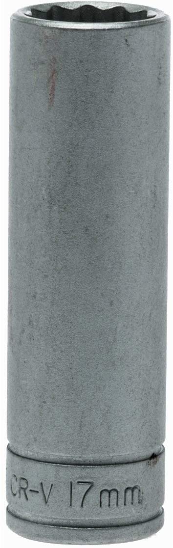 Teng M120617c Deep Bi-Hexagon Socket 17mm 1/2in Square Drive, Multi-coloured, 17 mm