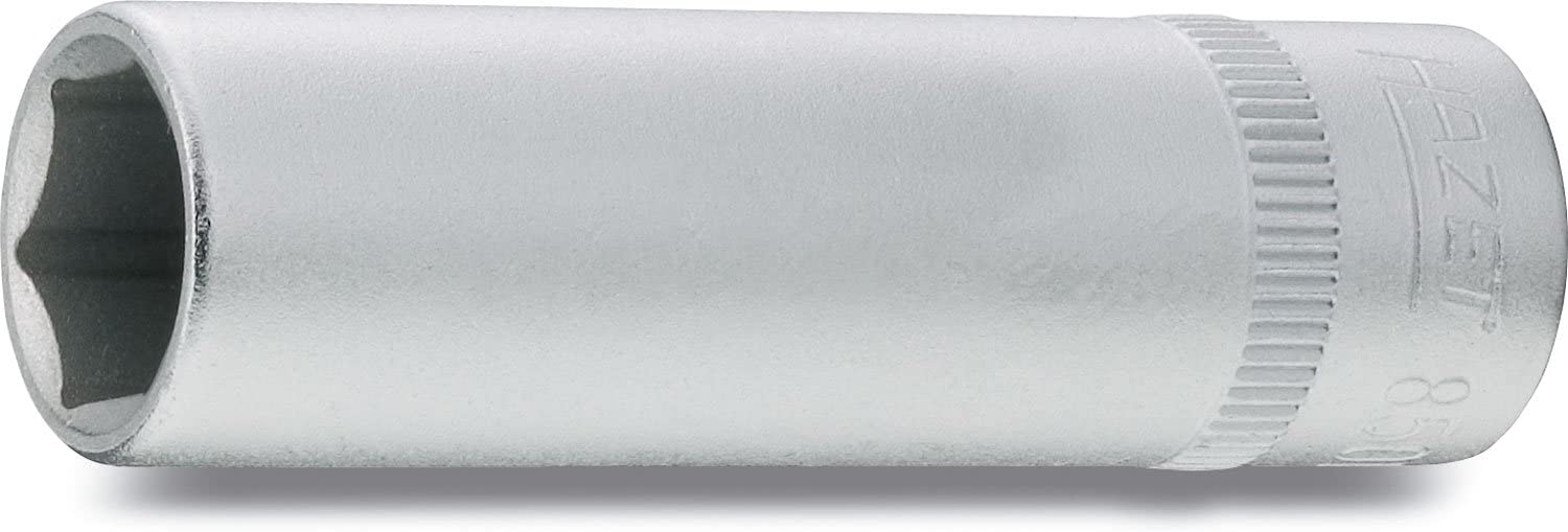 HAZET 850LG-5.5 50 mm 6-Point Hexagon Traction Profile Socket - Chrome-Plated, Schlüsselweite: 5,5 mm