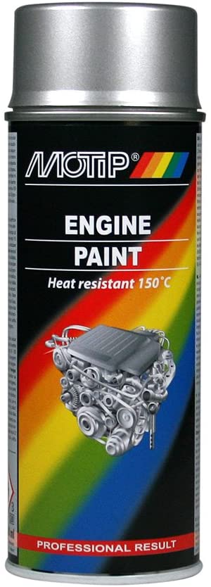 Motip M04093 Engine Paint, 400 ml, Aluminium, 400 ml (Pack of 1)