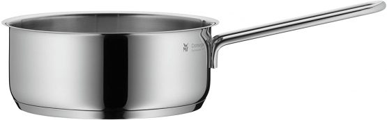WMF Saucepan Ø 16 cm Approx. 1.2L Mini Stackable Pouring Rim Metal Lid Cromargan® Stainless Steel Polished Suitable for Induction Hobs Dishwasher-Safe - Image 2
