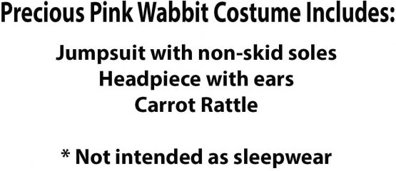 Rubie's 8853526-12 Unisex-Child Precious Pink Wabbit Costume, 12-18 Months - Image 4