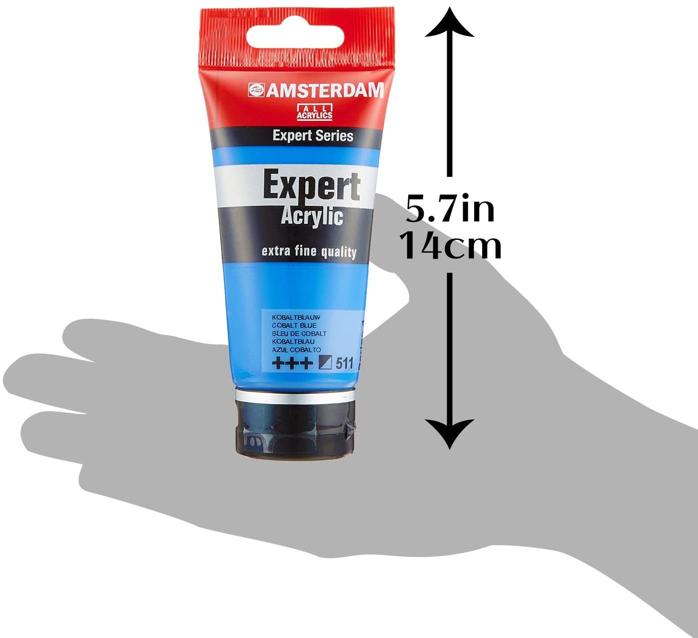 Amsterdam Expert Series Acrylic, Cobalt Blue 511-75 ml Tube, Heavy Body Texture, Artist Quality, Semi-Opaque - Image 4