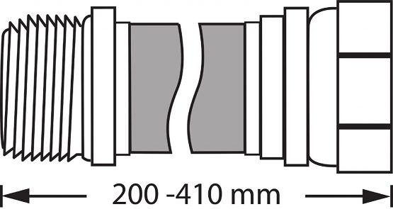 Sanitop-Wingenroth Stainless Steel Flexible Hose, Flippers 7 - Image 2
