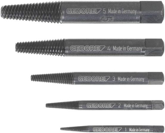 Bolt Extractor Set 5 pcs M3-M18
