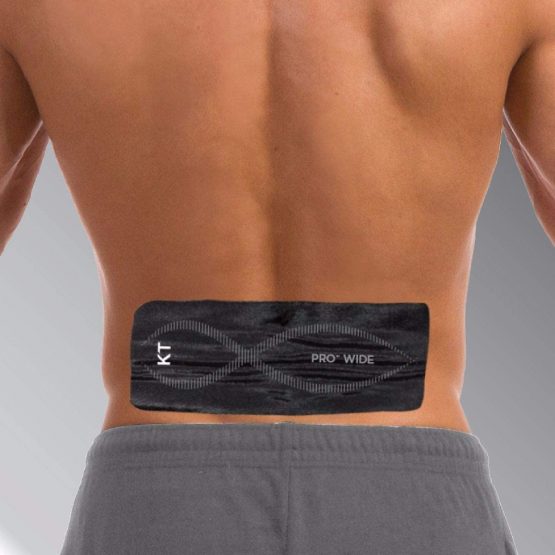 KT Tape Unisex's Pro Wide Tape, Black, 10 Inch (Pack of 10) - Image 3