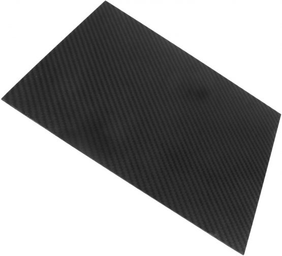 OTOTEC Black 3K Carbon Fiber Plate Plain Weave Panel Sheet 0.5mm Thickness Surface - Image 2
