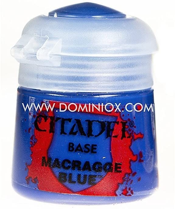 Games Workshop - Citadel Colour Base: Macragge Blue (12ml) Paint, Multicolor, Medium