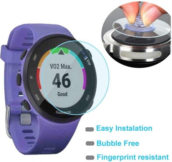 Maxhood for Garmin Forerunner 45/ 45S Tempered Glass Screen Protector, (2pack) Ultra-Thin 9H Hardness Scratch Resistant Screen Protector Film forGarmin Forerunner 45/ 45S - Image 4