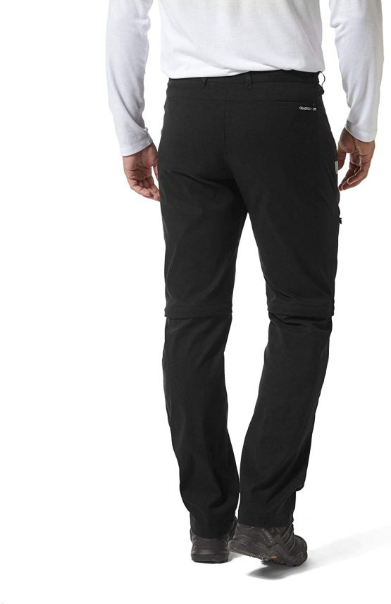 Craghoppers Men's Kiwi Pro Convertible Trousers, Black, 36 Inch - Image 3