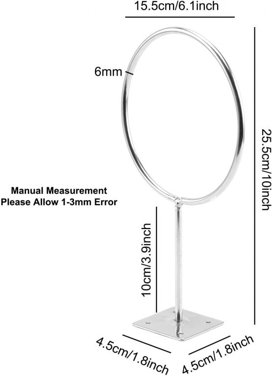 MYCreator Wall-mounted Basketball Rack, Metal Sports Ball Wall Holder Storage Rack Ball Mount Display Stand for Basketballs, Soccer Ball, Football, Volleyball, Exercise Ball – Screws Include - Image 4