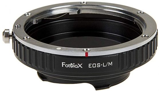 Fotodiox Lens Mount Adapter, Canon EOS Lens to Leica M-Series Camera, for Leica M-Monochrome, M8.2, M9, M10 & Ricoh GXR Mount A12