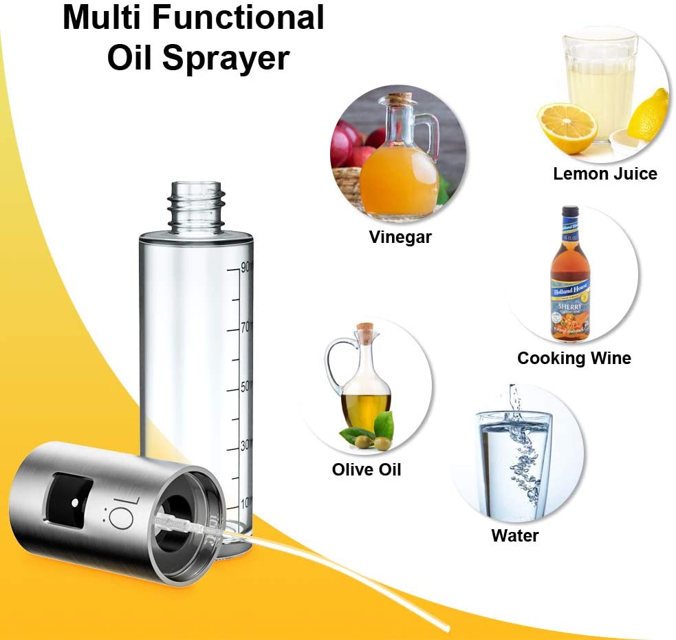 Oil Spray Bottle Oil Dispenser for Kitchen Olive Oil Dispenser with