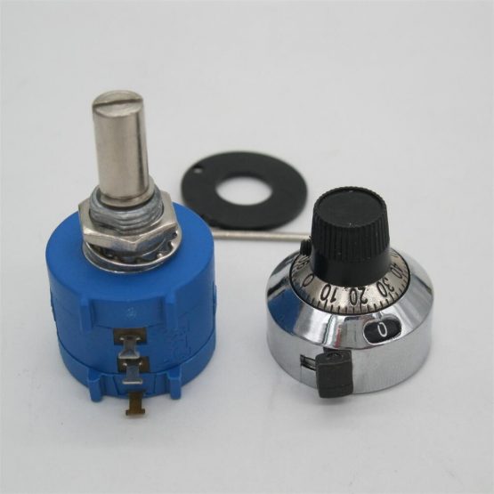 Taiss/1k ohm Potentiometer 3590S-2-102L 10-Turn Rotary Wire Wound Precision, Precision Multi turn Wirewound Potentiometer, with Rotary Knob - Image 3