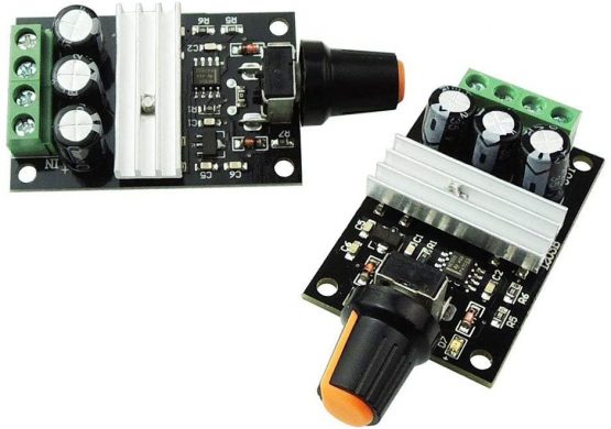 DollaTek 6V 12V 24V 28V 3A 80W DC Motor Speed Controller (PWM) Adjustable Variable Speed Switch DC Motor Driver 1203B