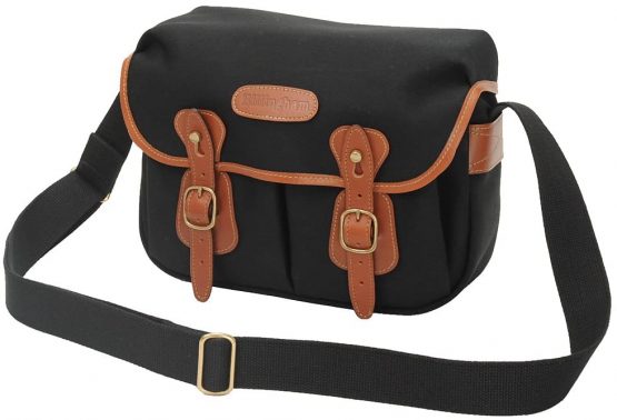 Billingham Hadley Small Camera Bag (Black Canvas/Tan Leather) - Image 2