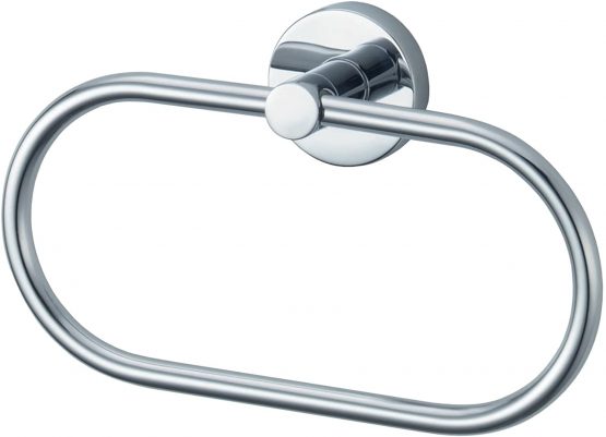 Haceka Towel Ring Kosmos of Chrome, Stainless_Steel, Silver