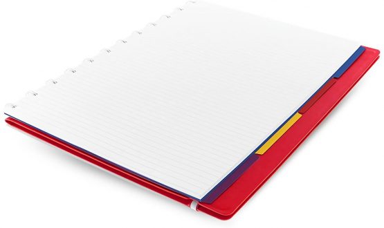 Filofax A4 Refillable Notebook - Red - Image 4