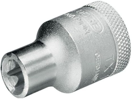 Gedore TX19E10 Socket 1/2 E10x38,0mm, Silver - Image 2