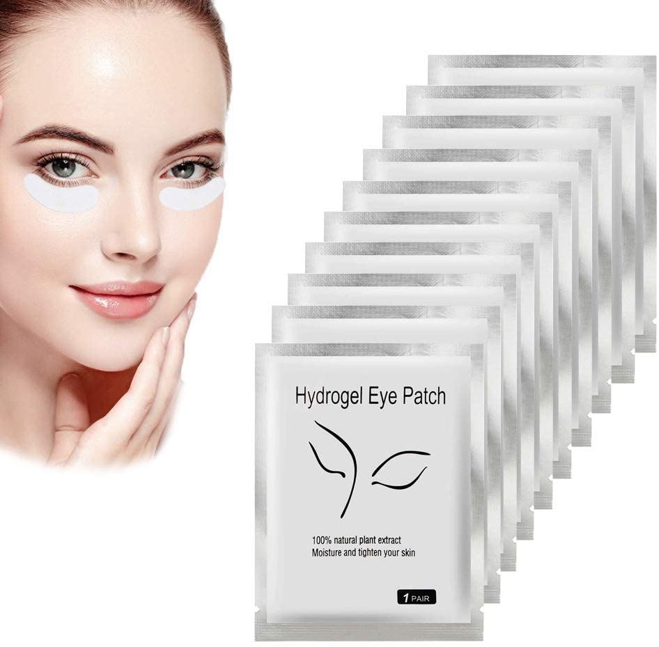 50 Pairs Under Eye Gel Pads Eyelash Extension Eye Gel Pads Lint Free ...