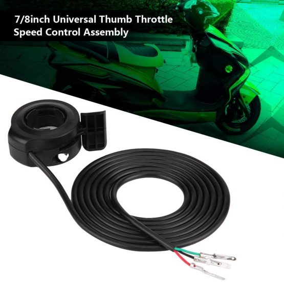 7/8" Universal Thumb Throttle Speed Control Assembly for E-Bike Electric Bike Scooters Accelerator, 22mm - Image 2