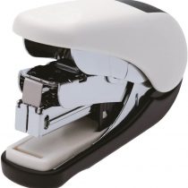 PLUS Japan, Flat Clinch Power Assist Stapler Mini in White, 1 Piece Pack (1x 1 Flat Clinch)