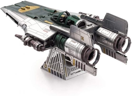 fascinations Metal Earth Star Wars Rise of Skywalker Resistance A-Wing Fighter 3D Metal Model Kit - Image 2
