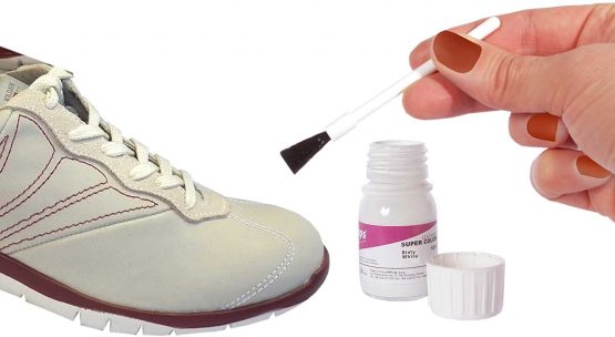 Kaps Dye Paint For Leather Shoes And Bags With Sponge And Brush, 25ml - 0.85 fl. Oz., 101 - White - Image 3