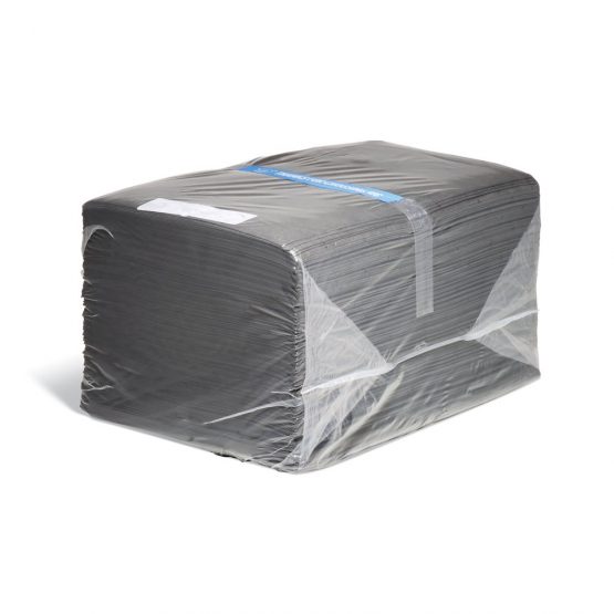 New Pig MAT204 PIG Universal Mat, 83.6 L Absorbency, 51 cm Length x 38 cm Width, 200 Pad/Bag, Grey (Pack of 200) - Image 2