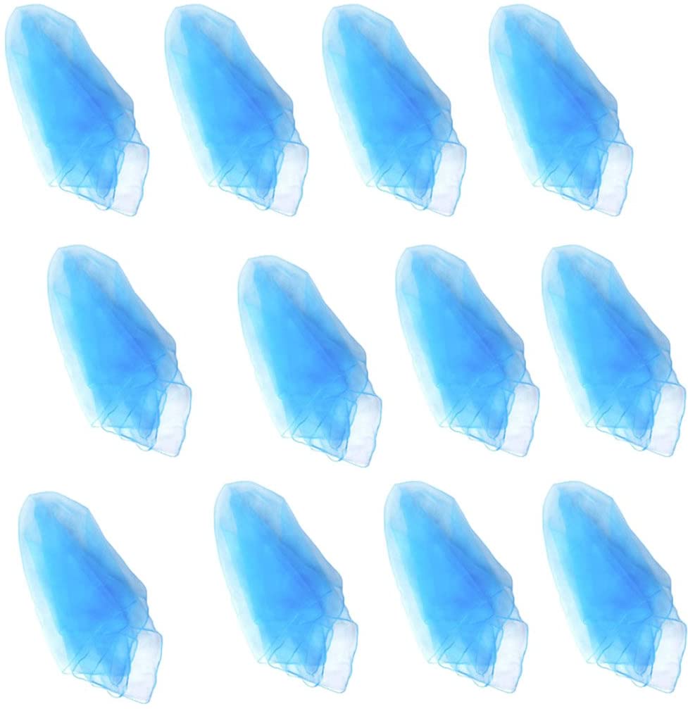 Hoerev Pack of 12 Aapprox. 60cm x 60cm Dancing Juggling Scarves, Lightblue