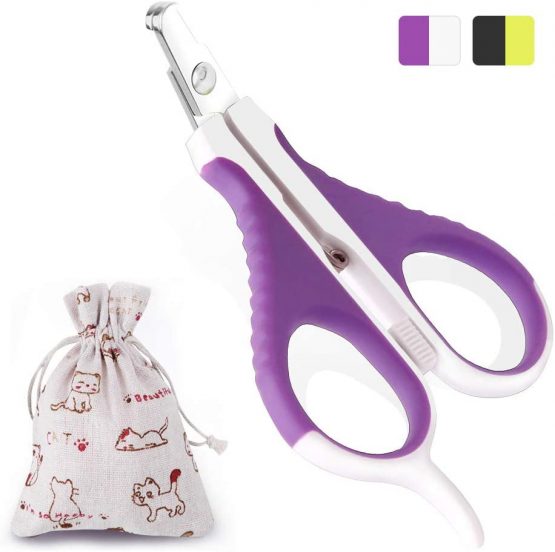 Cat Nail Clippers Easy to Use, Pet Nail Trimmers for Small Animals, Cat