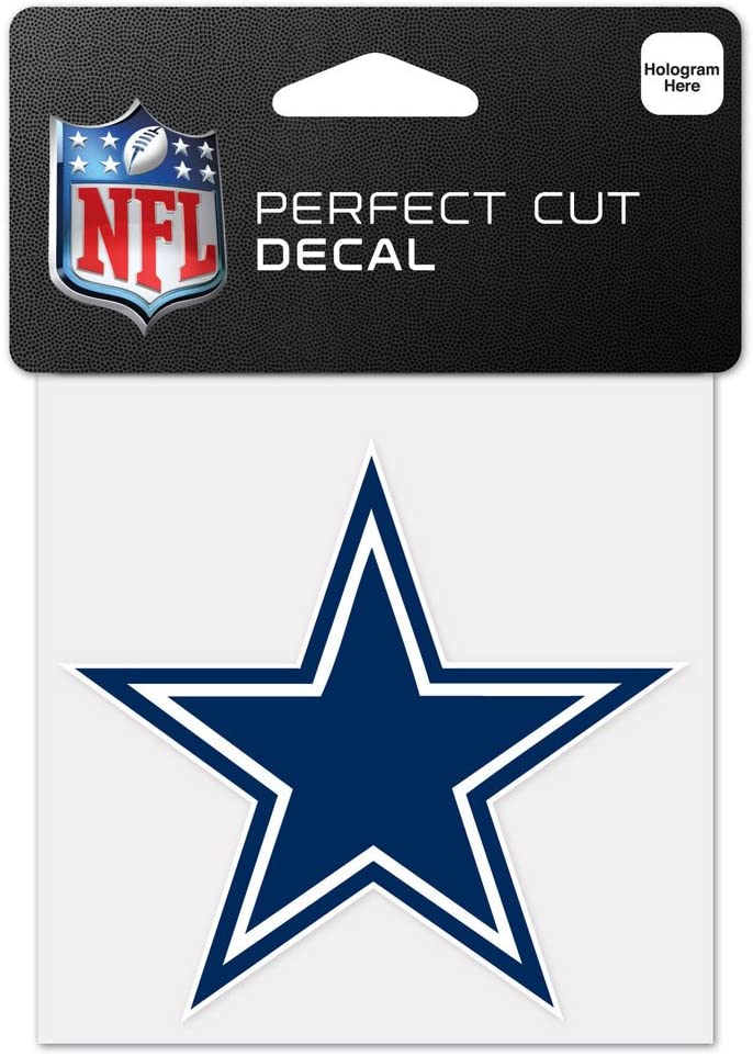 NFL Dallas Cowboys 8-by-8 Inch Diecut Colored Decal, 20.3L x 20.3W cm