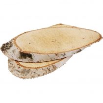 Creotime 567030 Wooden Discs, 15 x 9 cm, pack of 1 (1 x 7 pieces)