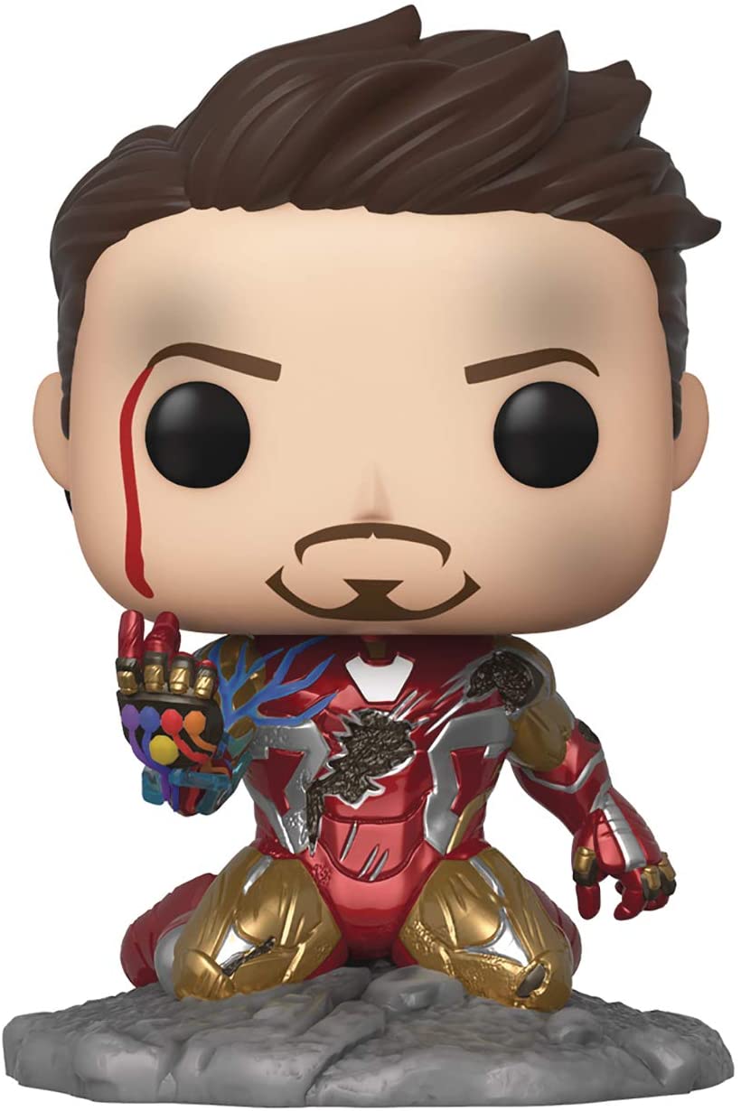 Funko POP! Marvel: Marvel Avengers Endgame, I Am Iron Man, Metallic, Glow In the Dark, Collectable Vinyl Figure, Gift Idea