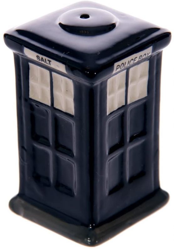 Puckator Ceramic London Salt and Pepper Set, Police Box, Mixed, Height 7.5cm Width 4cm - Image 3