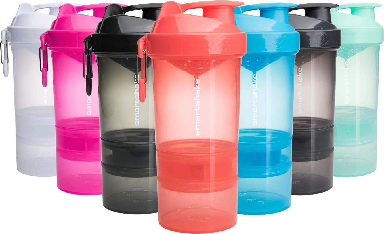 Smartshake Original 2GO Shaker Cup with 600 ml Capacity, Neon Pink - Image 4