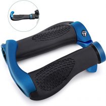 CHUER Bicycle Handlebar Grips, Ergonomic Design Non-Slip Soft Rubber,Cycling Mountain Bike Road Bike MTB BMX Bike Handlebar Grips With Bar Ends Horns,Comfortable Protector,Suitable for 22.2mm