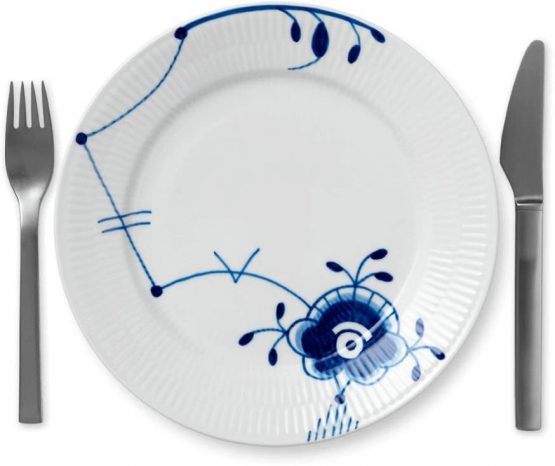 Royal Copenhagen 1017372 Blue Fluted Mega Breakfast Plate, Porcelain - Image 2