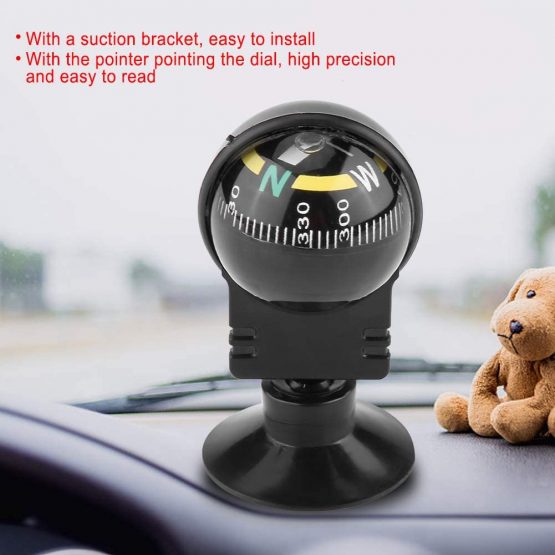 KIMISS Adjustable Dash Mount Compass Navigation Hiking Direction Pointing Guide Ball For Marine Boat Truck Auto Car Outdoor - Image 3